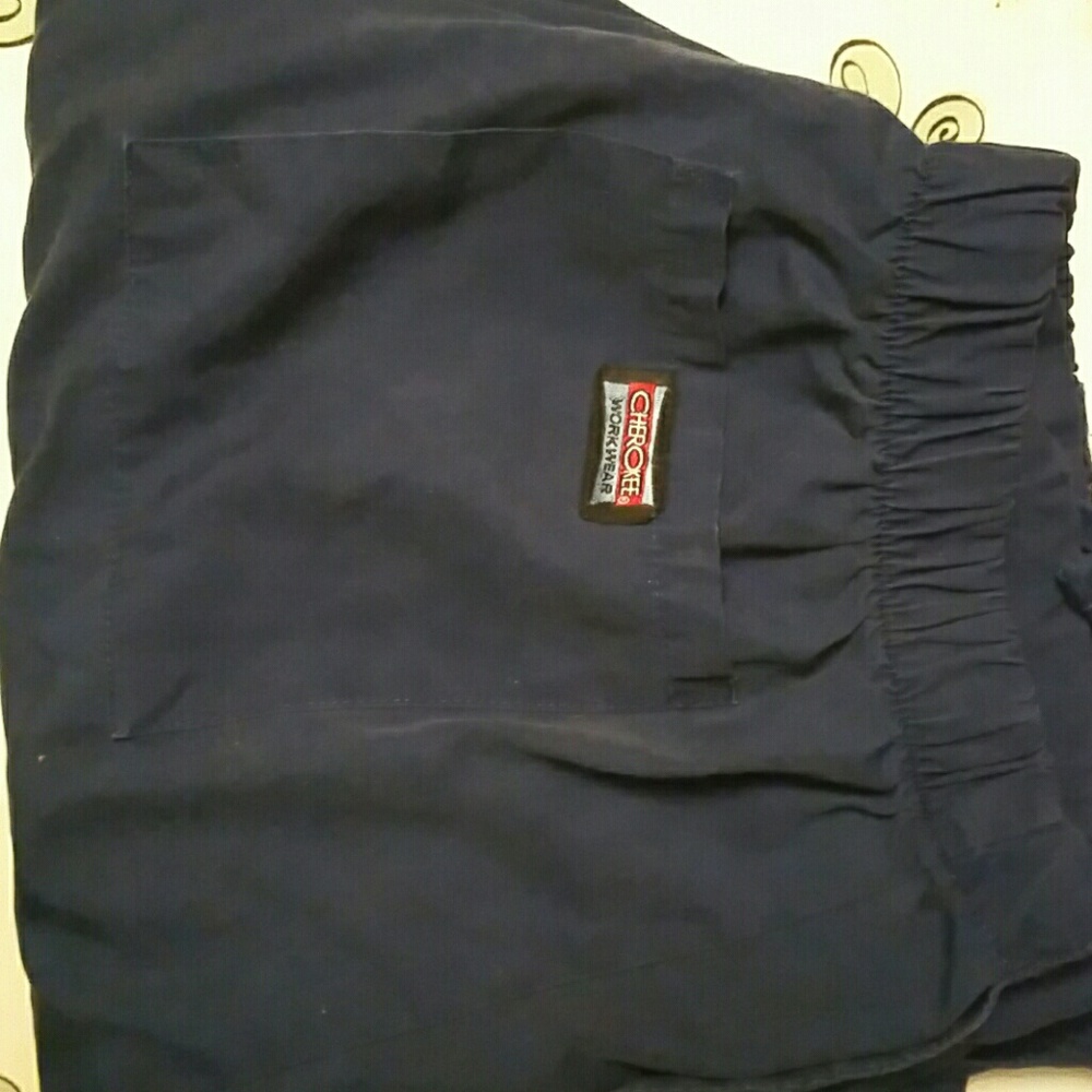 Navy blue Cherokee scrub pants